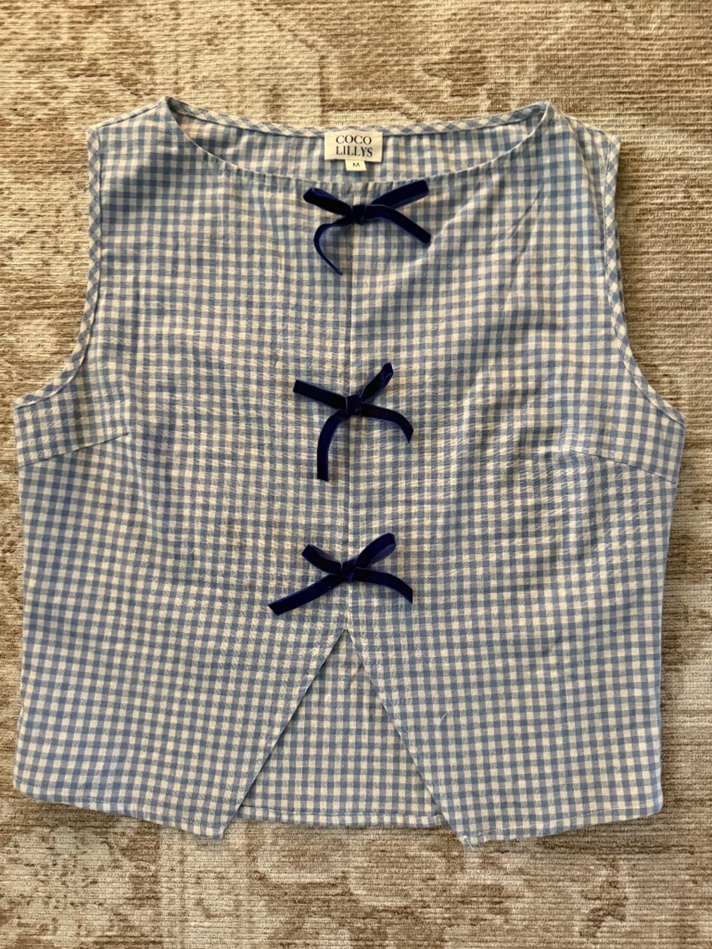 Cocolillys Penelope Top - Blue - Medium NWOT